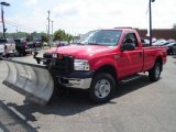 2006 Red Clearcoat Ford F250 Super Duty XL Regular Cab 4x4 #34167686