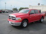 2010 Flame Red Dodge Ram 1500 SLT Crew Cab #34242422