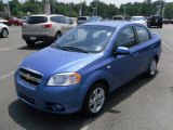 2008 Bright Blue Metallic Chevrolet Aveo LS Sedan #34242809