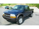 2001 Indigo Blue Metallic Chevrolet S10 Extended Cab 4x4 #34242816