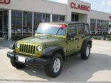 2007 Rescue Green Metallic Jeep Wrangler Unlimited X 4x4 #34242534