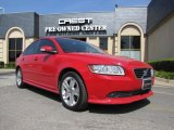 Passion Red Volvo S40 in 2008