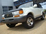 1996 White Toyota Land Cruiser  #34242009