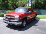 2003 Victory Red Chevrolet Silverado 2500HD LS Crew Cab 4x4 #34319899