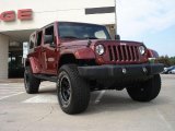 2007 Red Rock Crystal Pearl Jeep Wrangler Unlimited Sahara 4x4 #34320177