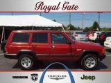 1998 Chili Pepper Red Pearl Jeep Cherokee Sport 4x4 #34355626