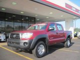 2007 Impulse Red Pearl Toyota Tacoma V6 PreRunner Double Cab #34392463