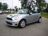 2010 Pure Silver Metallic Mini Cooper S Convertible #34392280