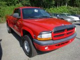2000 Flame Red Dodge Dakota Sport Extended Cab 4x4 #34392290