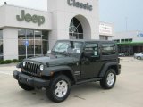 2010 Natural Green Pearl Jeep Wrangler Sport 4x4 #34392519