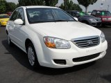 2008 White Kia Spectra EX Sedan #34392588