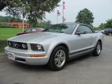 2005 Satin Silver Metallic Ford Mustang V6 Premium Convertible #34392866