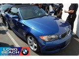 2008 Montego Blue Metallic BMW 1 Series 135i Convertible #34392357