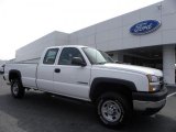 2007 Summit White Chevrolet Silverado 2500HD Classic Work Truck Extended Cab #34447053