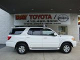 2001 Natural White Toyota Sequoia Limited 4x4 #34446906