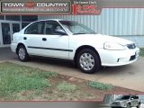 1999 Taffeta White Honda Civic LX Sedan #34447449