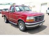 1995 Electric Currant Red Pearl Ford F150 XL Regular Cab #34447205
