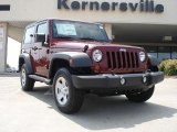 2010 Red Rock Crystal Pearl Jeep Wrangler Sport 4x4 #34513894