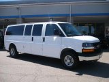 2008 Summit White Chevrolet Express EXT LS 3500 Passenger Van #34513431