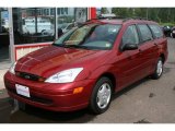 2000 Sangria Red Metallic Ford Focus SE Wagon #34514201