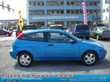 2007 Aqua Blue Metallic Ford Focus ZX3 SE Coupe #34581551