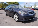 2008 Blue Slate Infiniti M 45x AWD Sedan #34581898