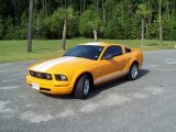 2009 Grabber Orange Ford Mustang V6 Premium Coupe #34643691