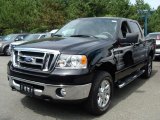 2008 Black Ford F150 XLT SuperCrew 4x4 #34643362