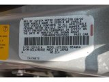 2000 GS Color Code for Millenium Silver Metallic - Color Code: 1C0