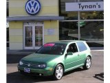 Green Rave Metallic Volkswagen GTI in 2002