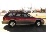 1998 Ruby Red Pearl Subaru Legacy Outback Wagon #3465277