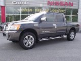 2010 Smoke Metallic Nissan Titan SE Heavy Metal Chrome Edition Crew Cab 4x4 #34736696