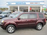 2011 Dark Cherry Pearl Honda Pilot EX-L #34736796