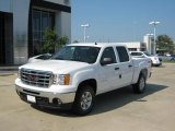 2010 Summit White GMC Sierra 1500 SLE Crew Cab 4x4 #34800188