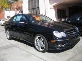 2009 Black Mercedes-Benz CLK 550 Coupe #34799865