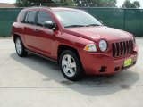 2007 Inferno Red Crystal Pearlcoat Jeep Compass Sport #34800005