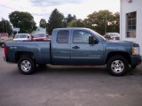 2010 Blue Granite Metallic Chevrolet Silverado 1500 LT Extended Cab 4x4 #34851025