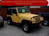 2000 Solar Yellow Jeep Wrangler Sport 4x4 #34851300