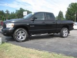 2008 Brilliant Black Crystal Pearl Dodge Ram 1500 Sport Quad Cab 4x4 #34924155