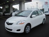 2010 Polar White Toyota Yaris Sedan #34923938