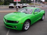 2011 Synergy Green Metallic Chevrolet Camaro LT Coupe #34924276