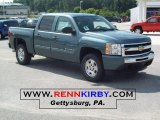 2010 Blue Granite Metallic Chevrolet Silverado 1500 LT Crew Cab 4x4 #34924017