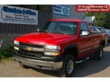 Victory Red Chevrolet Silverado 2500HD in 2001