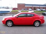 2009 Tor Red Dodge Avenger SXT #3483730