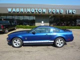 2007 Vista Blue Metallic Ford Mustang V6 Deluxe Coupe #34994685