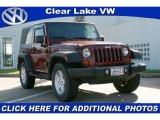2007 Red Rock Crystal Pearl Jeep Wrangler X 4x4 #34995203