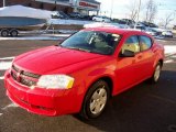 2009 Tor Red Dodge Avenger SE #3483741