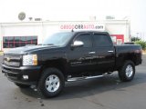 2010 Black Chevrolet Silverado 1500 LT Crew Cab 4x4 #35055032