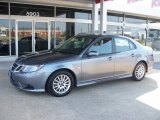 2008 Steel Gray Metallic Saab 9-3 2.0T Sport Sedan #35055057