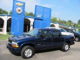 2004 Indigo Blue Metallic Chevrolet S10 LS Crew Cab 4x4 #35054546